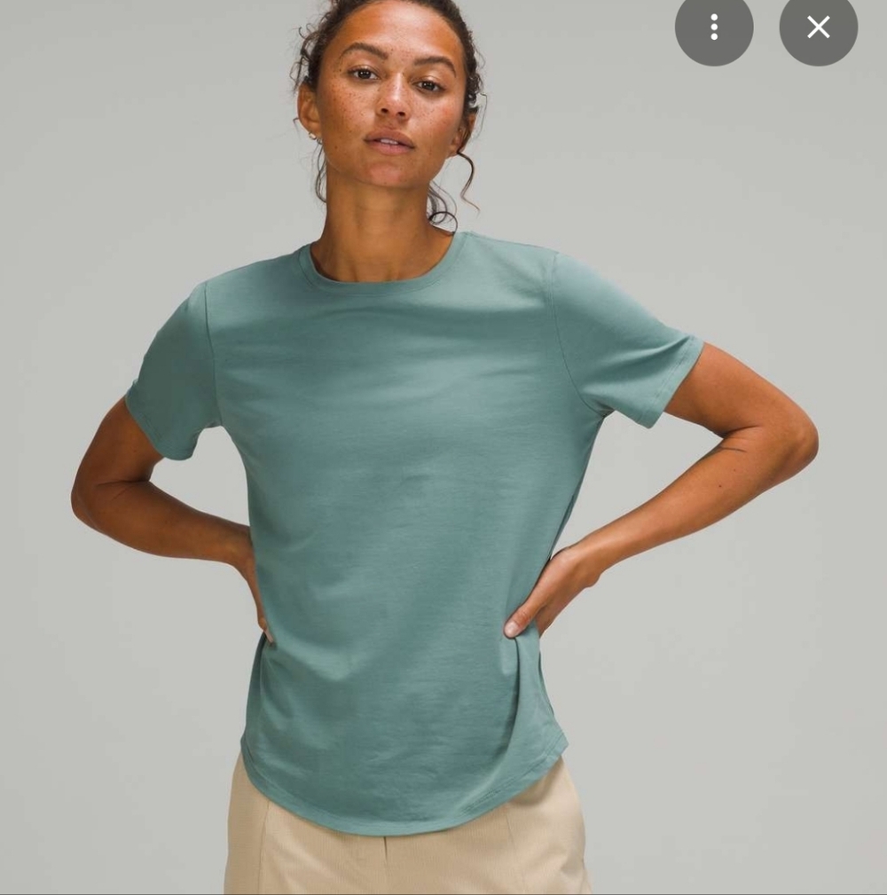 lululemon athletica Mint Green Short Sleeve Crew Top